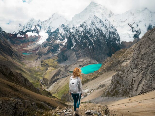 Stunning view in Huayhuash Trek