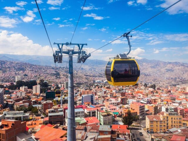 Explore La Paz via cable car