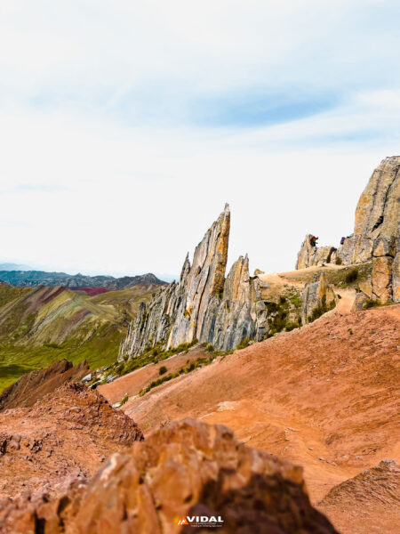 The stone forest of Palccoyo in Peru